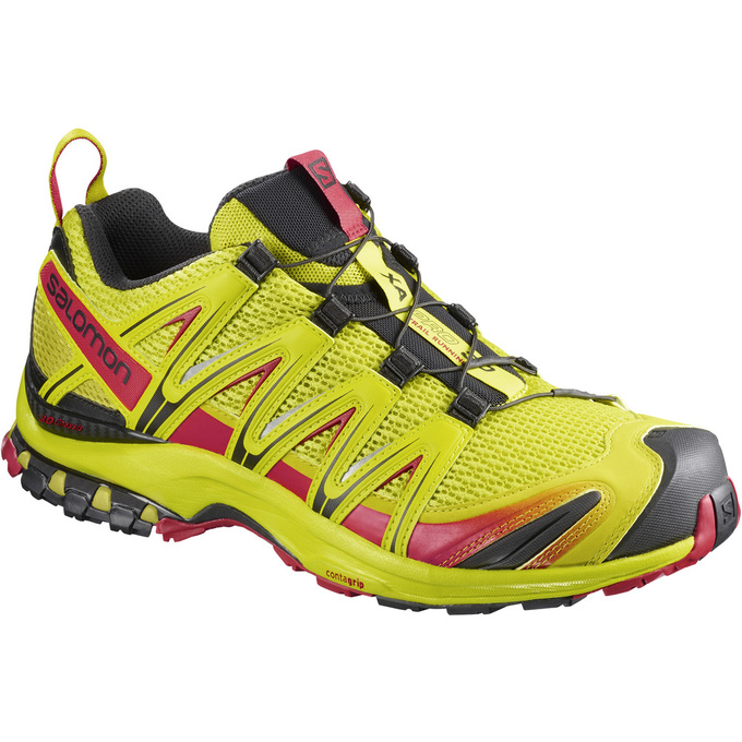 Chaussures De Trail Running Salomon Homme Jaune - Salomon XA PRO 3D - France (0358-IOKJD)